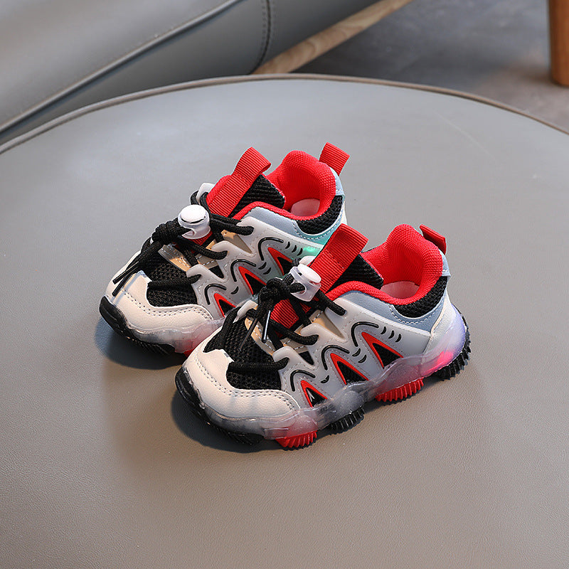 LED Luminous Children's Casual Walking Shoes