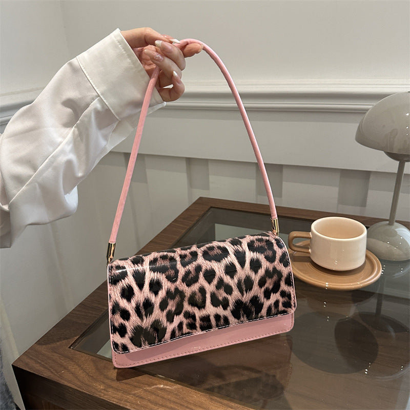 Leopard Print Special-interest Shoulder Messenger Bag