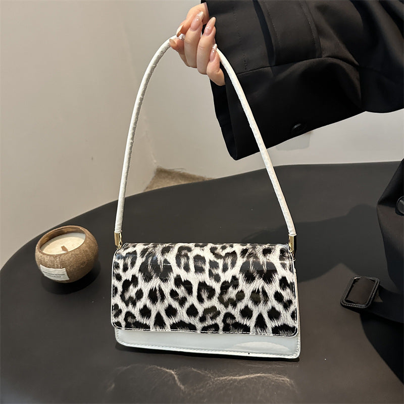 Leopard Print Special-interest Shoulder Messenger Bag