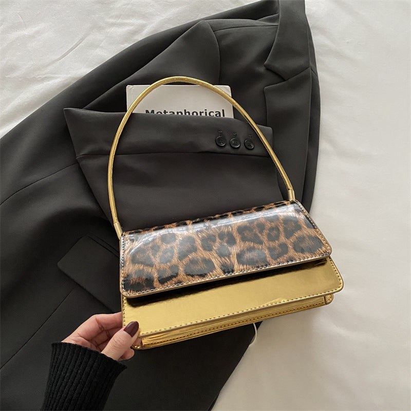 Leopard Print Special-interest Shoulder Messenger Bag