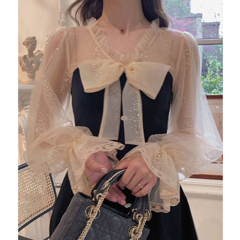 Elegant Hepburn Style Little Black Dress Women
