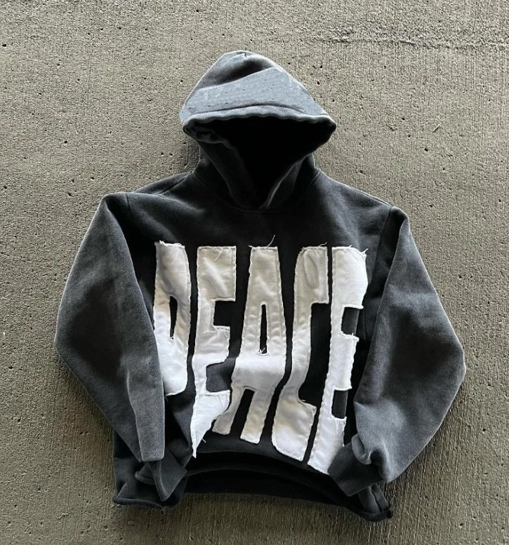 Spring And Autumn New Women's Sweater Fashion Personalized Printed Hooded