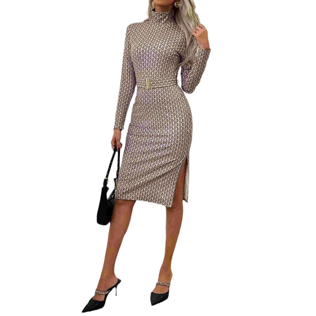 European And American Women's Clothing Sheath Dress