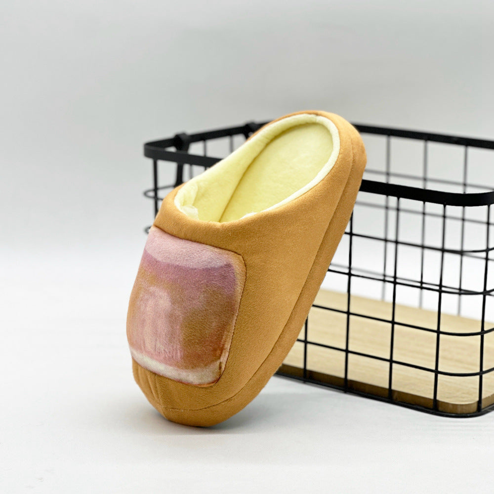 Cute Plush Doll Home Women's Slippers
