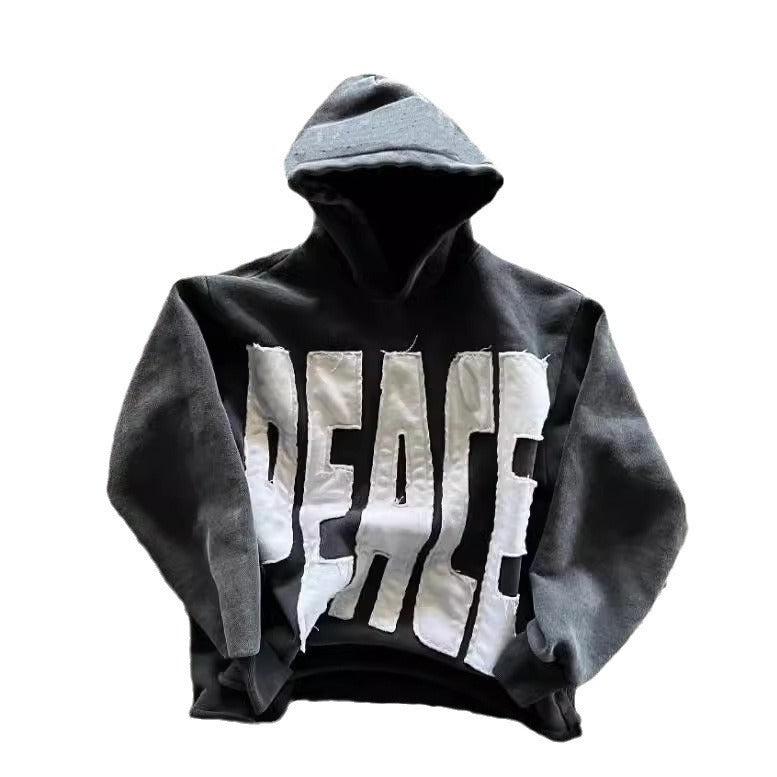 Spring And Autumn New Women's Sweater Fashion Personalized Printed Hooded