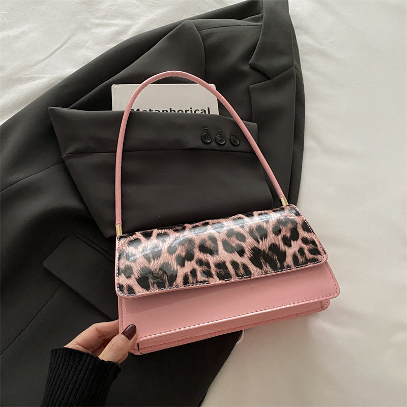 Leopard Print Special-interest Shoulder Messenger Bag