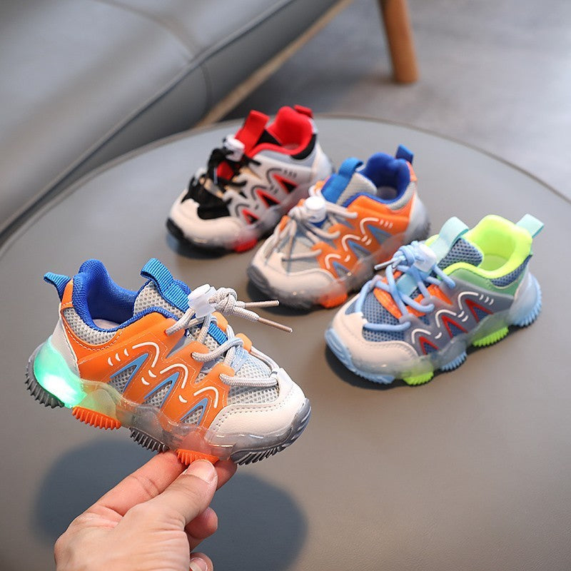 LED Luminous Children's Casual Walking Shoes