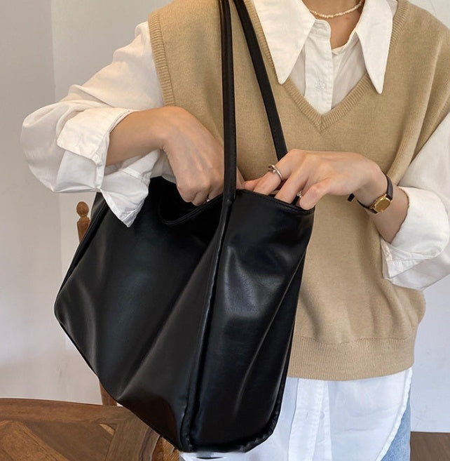 New Texture Large Capacity Handbag