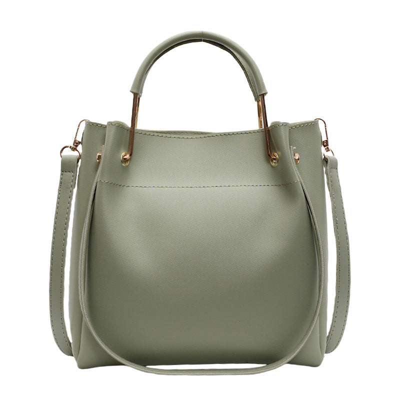 Simple All-match Shoulder Portable Cross Body Bucket Bag